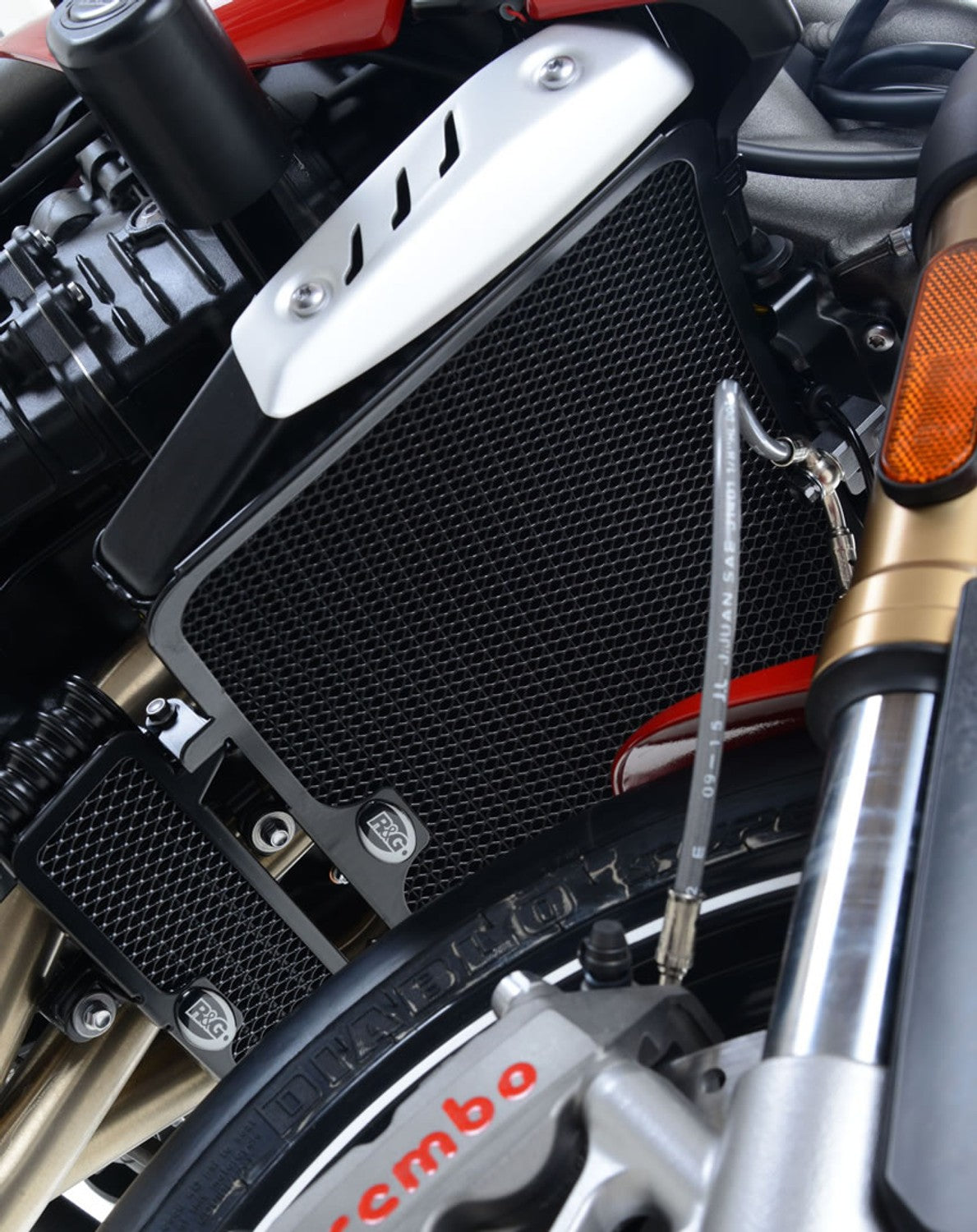 R&G Racing Radiator Guard for the Triumph Speed Triple S/R '16-'21 / Speed Triple RS '18-'20