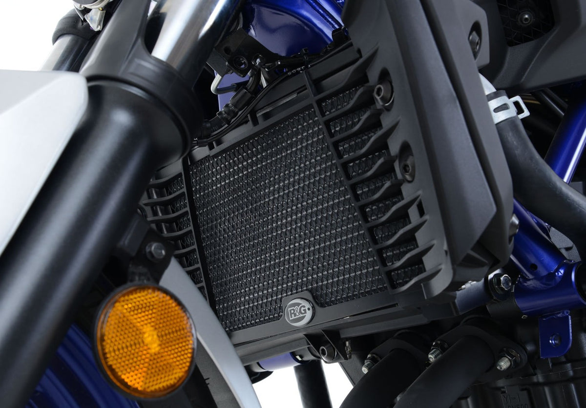 R&G Racing Radiator Guard for the Yamaha YZF-R25 '14-'22 / MT-25/MT-03 '16-'22 / YZF-R3 '15-'22