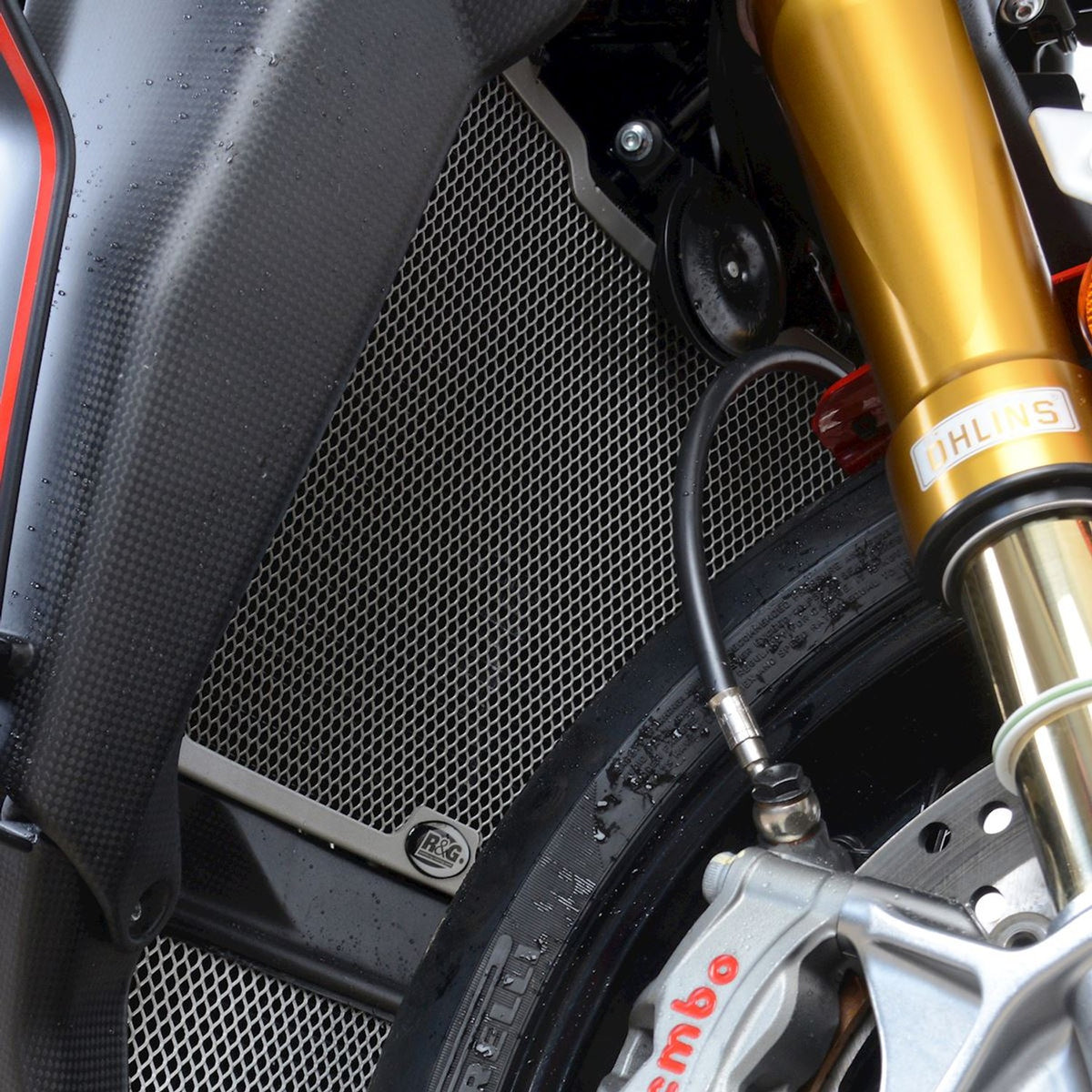 R&G Racing Radiator Guard for the MV Agusta Brutale / Rush / Superveloce 1000 (2019+)