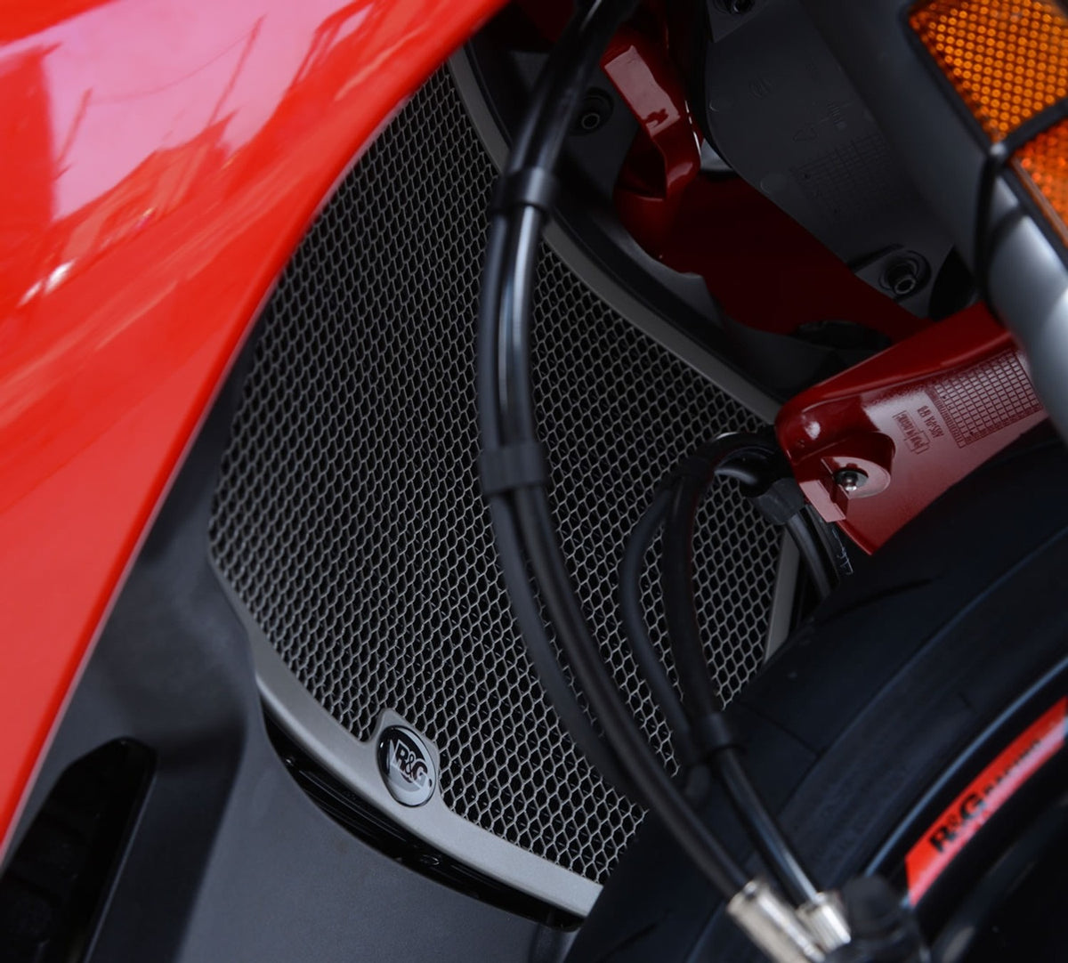 R&G Racing Radiator & Oil Cooler Guard Set for Ducati Supersport / S '17-'20, 950 Supersport / S '21-'22