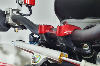 CNC Racing Handlebar Clamp for Ducati Streetfighter V4/V2 , Monster 937. and DesertX