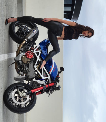 2007 Ducati Monster S4RS Captain America Paolo Tex BellissiMoto Custom