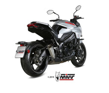 MIVV Slip-on, Ghibli Stainless Steel, Standard Exhaust For Suzuki GSX-S 1000 Katana 2019-2022