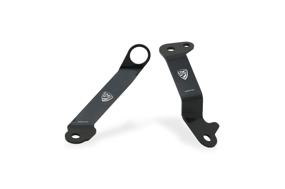 CNC Racing Aluminum Front Reservoir Brackets for the Ducati Panigale V4 (21-24)