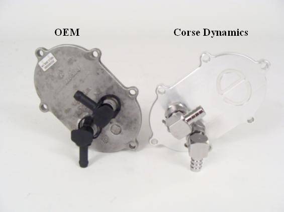 Corse Dynamics Billet Quick Release Fuel Pump Base for Ducati With Oval Flange