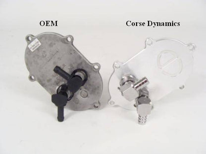 Corse Dynamics Billet Quick Release Fuel Pump Base for Ducati With Oval Flange
