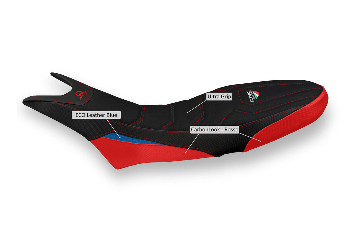 CNC Racing PRAMAC RACING LIMITED EDITION Rider Seat Cover for the Ducati Hypermotard 950