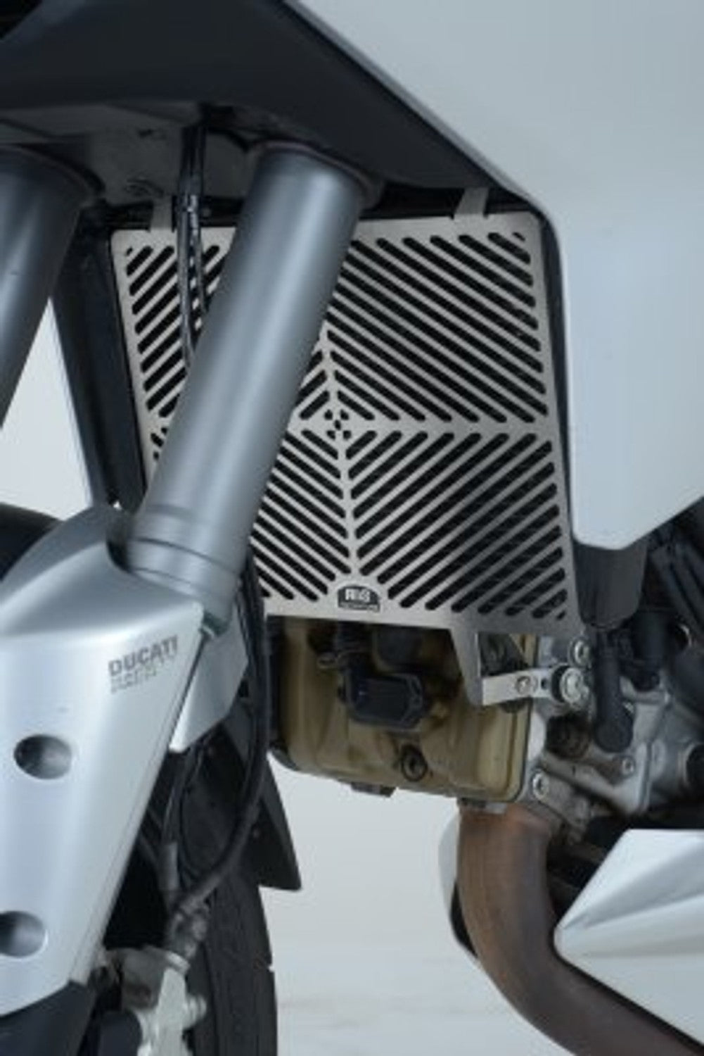 R&G Racing Stainless Steel Radiator Guard (Not Gran Turismo Version) for Ducati Multistrada 1200 '09-'20