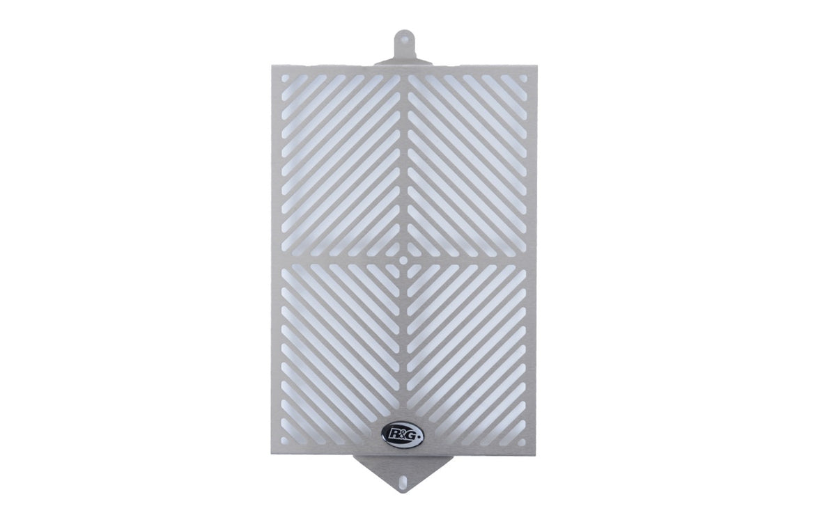 R&G Racing Stainless Steel Radiator Guard for Triumph Bonneville '00-'15, Bobber '17-'22