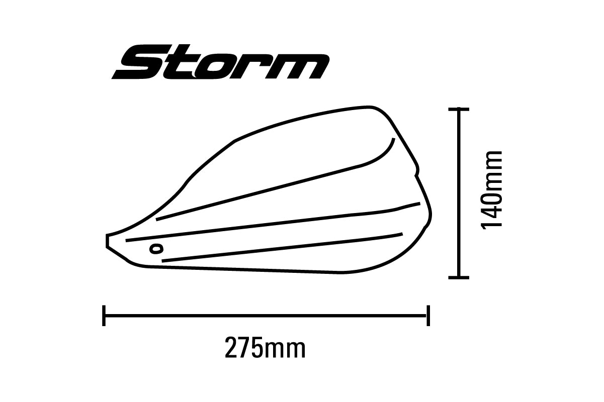 BarkBusters STORM Plastic Handguards