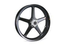 BST Twin TEK 5 Spoke Carbon Fiber Front Wheel for the Harley Davidson, Indian, and V-Twin Custom Models - 3.0 x 19