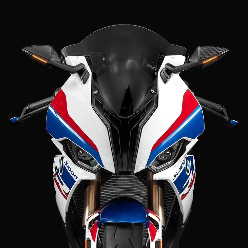 DB Race DAEMON Mirrors With Indicators for the BMW S1000RR / HP4 (09-18)