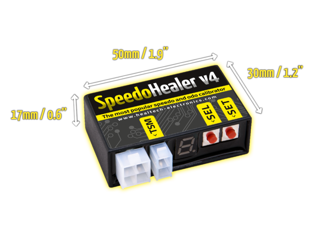 Healtech SpeedoHealer v4-2W Speedometer/Odometer Corrector for Yamaha XT250 / YBR250
