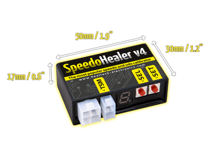 Healtech SpeedoHealer v4-2W Speedometer/Odometer Corrector for Yamaha XT250 / YBR250