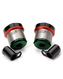 AEM FACTORY - TITANIUM TRICOLORE INTEGRATED RESERVOIR FLUID TANKS FOR BREMBO RCS CORSA CORTA MASTER CYLINDERS