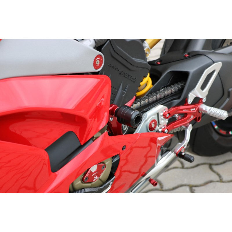 CNC Racing Frame sliders for Panigale V4 / S (22-24)