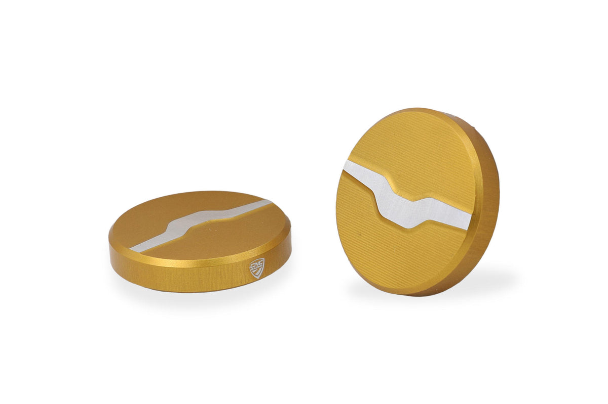CNC Racing Fork Leg Plug Cap Set for Moto Guzzi V7 (2019+)