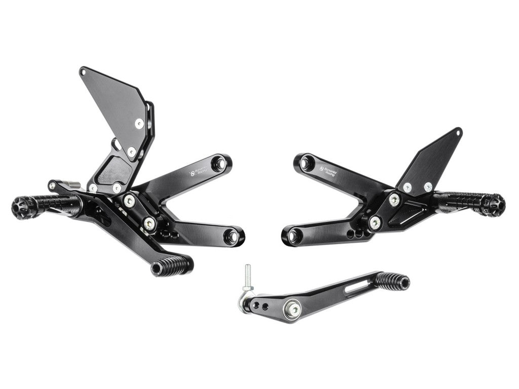 Bonamici Racing Aluminium Rearsets for the Triumph Street Triple 675 2013-2016