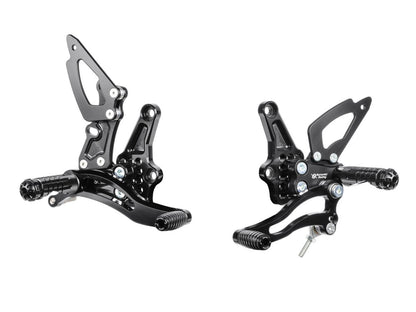 Bonamici Racing Aluminium Rearsets for the Triumph Speed Triple 1050 2011-2020