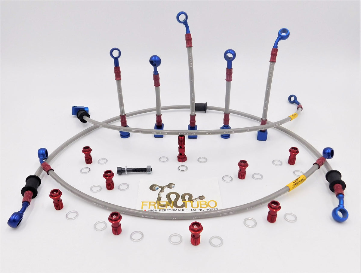 Fren Tubo Carbotech Carbon Fiber, Kevlar or Stainless Complete ABS Brake Line Kit for the Suzuki Hayabusa GSX-1300R (13-20)