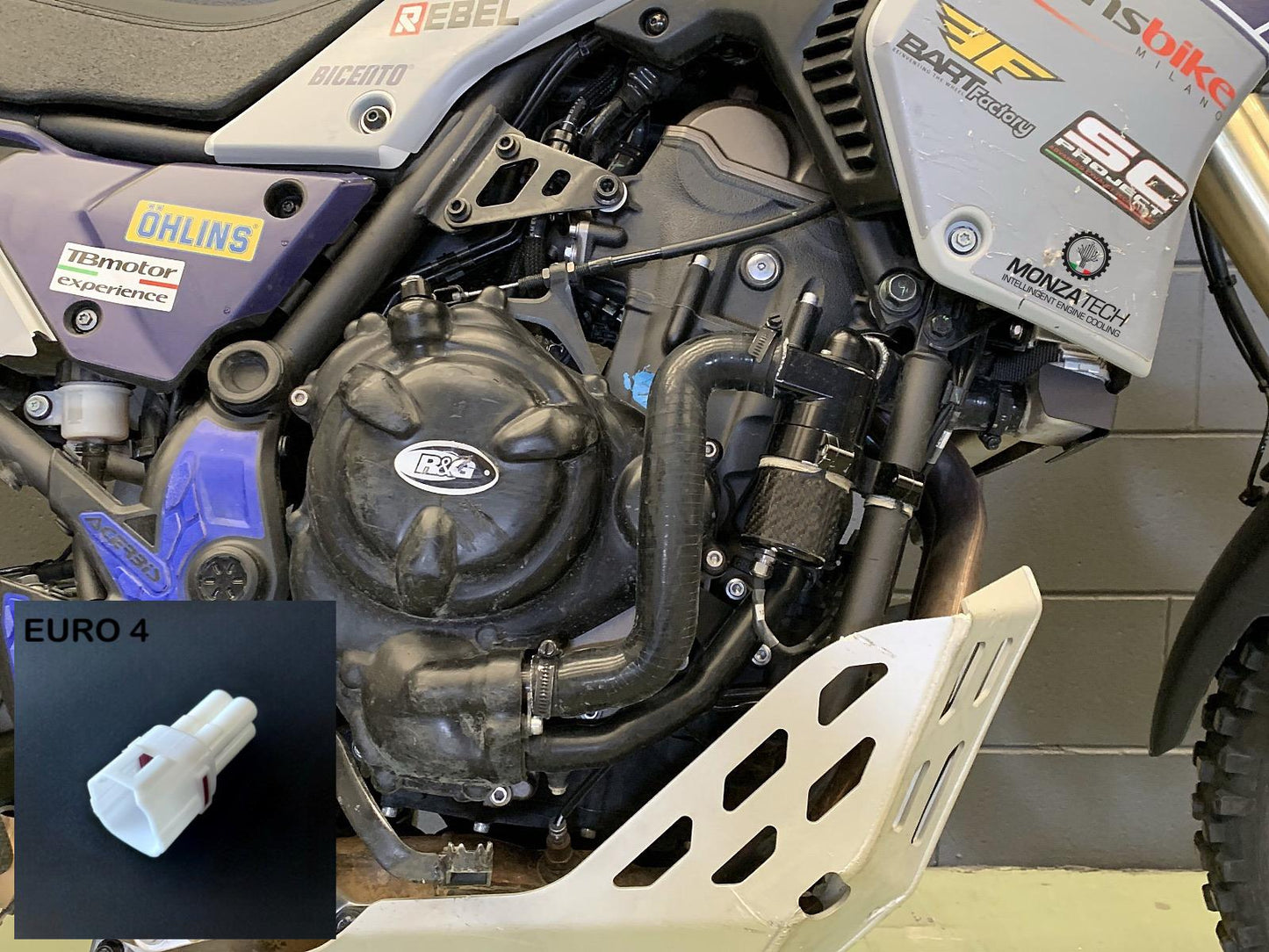 MonzaTech IEC Electronic Engine Temperature Cooling Kit for Yamaha Tenere (2021+) RACING VERSION