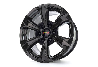 BST TUFF TEK 6 Spoke Carbon Fiber Wheel for the Ford F150 and Ranger (2015+), Jeep Wrangler JK (07-17) - 18 x 9