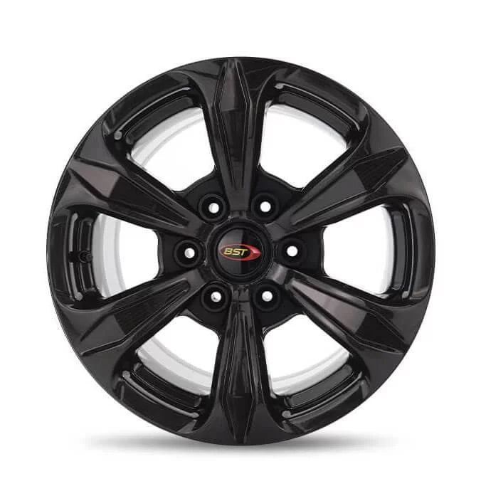BST TUFF TEK 6 Spoke Carbon Fiber Wheel for the Ford F150 and Ranger (2015+), Jeep Wrangler JK (07-17) - 18 x 9