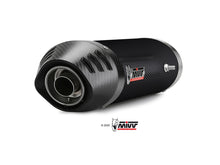 MIVV 2 Slip-on, Oval Carbon, Sub-code/Underseat Exhaust For Yamaha YZF-R1 2004-2006