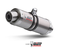 MIVV 2 Slip-on, GP Titanium, Sub-code/Underseat Exhaust For Yamaha MT-03 2006-2014
