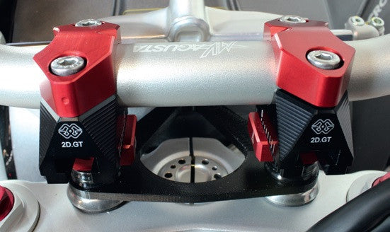 Gilles 2D.GT Adjustable Handlebar Risers for the Yamaha FZ-10 (MT-10) (2016+)
