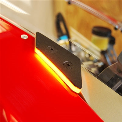 New Rage Cycles (NRC) Mirror Block off Front Turn Signals for the Ducati Panigale V2 (20-24)