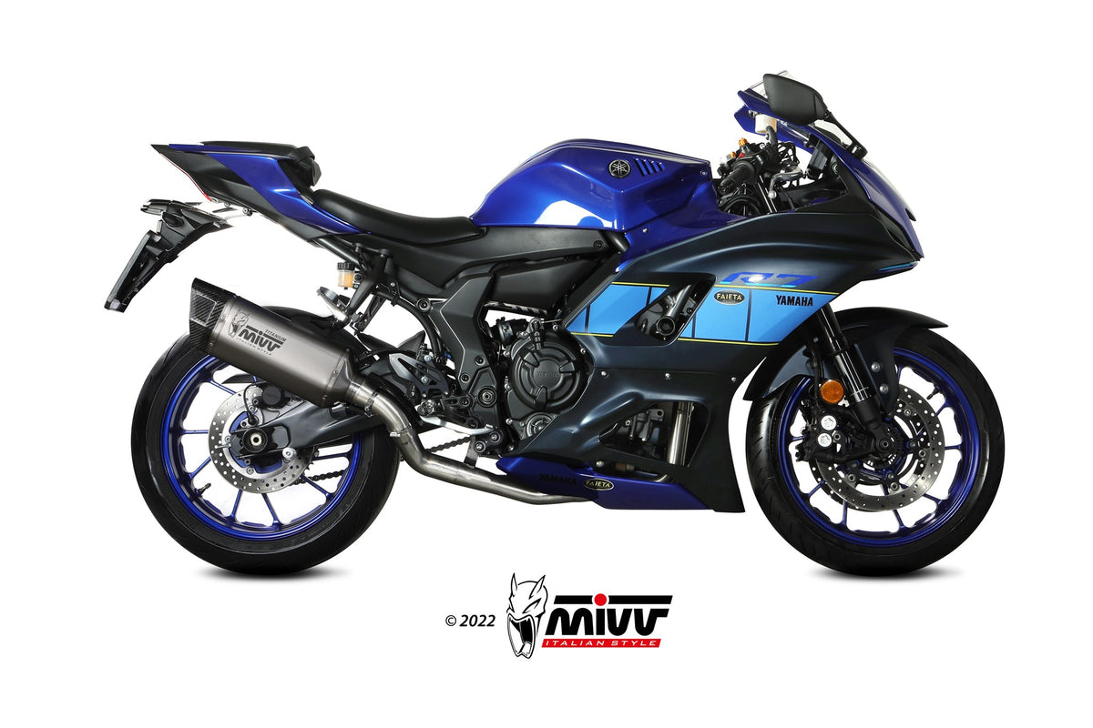 MIVV Full System, Stainless Steel, High Exhaust For Yamaha R7 2022-2023