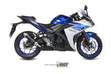 MIVV Slip-on, GP Black, Standard Exhaust For Yamaha YZF R25/YZF R3 2015-2022