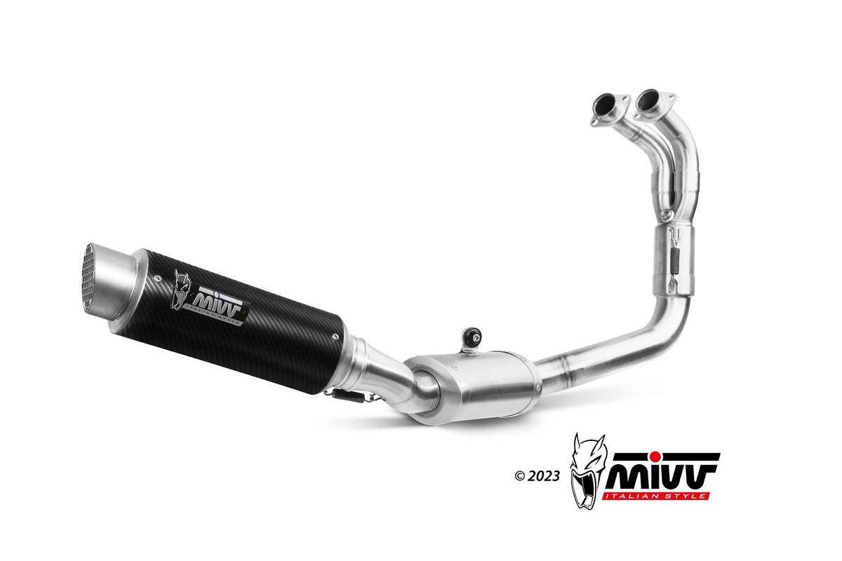 MIVV Full System, GP Pro Carbon, High Exhaust For Yamaha R7 2022-2023