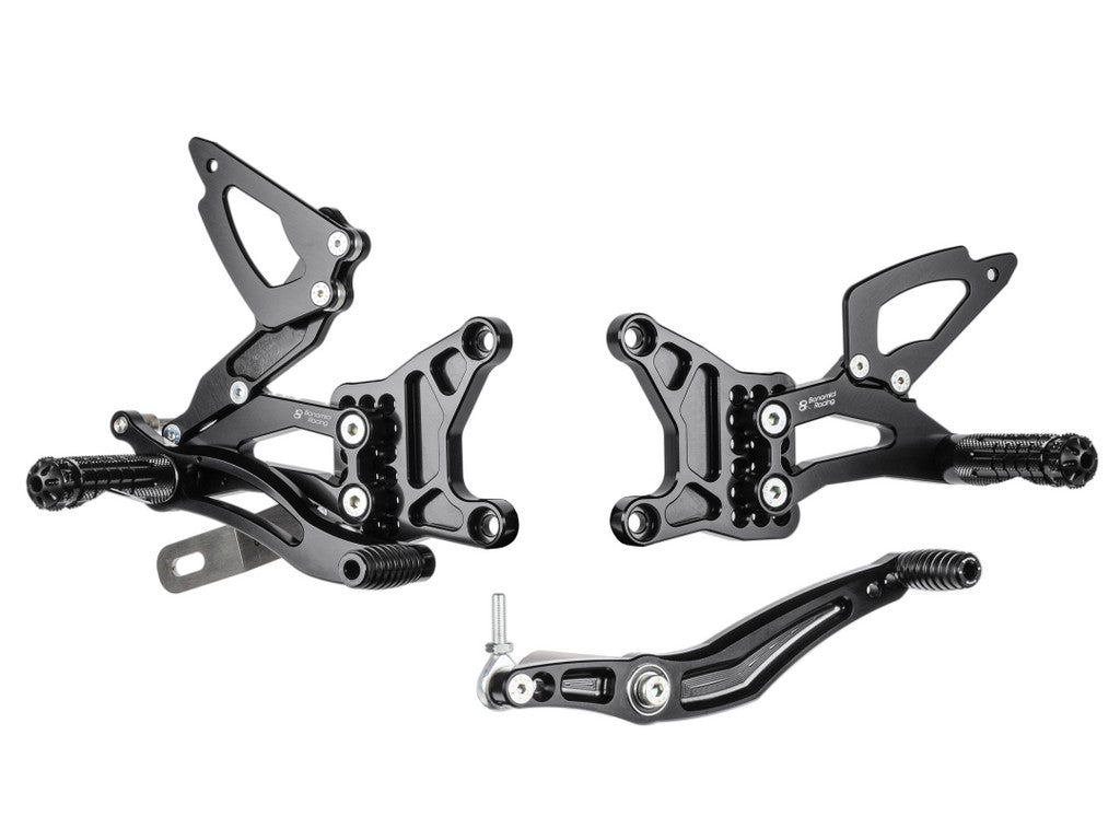Bonamici Racing Aluminium Rearsets for the Yamaha YZF-R6 2006-2016