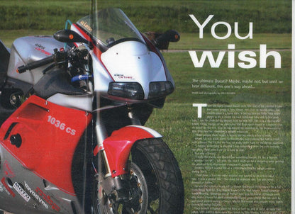1999 Ducati 1036CS the Ultimate Desmoquattro SBK