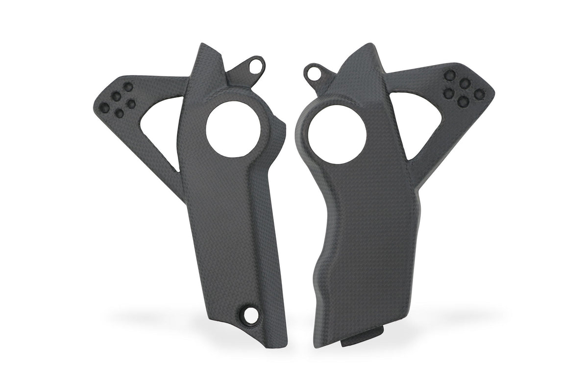 CNC Racing Carbon Fiber Lower Frame Side Covers for the Ducati DesertX