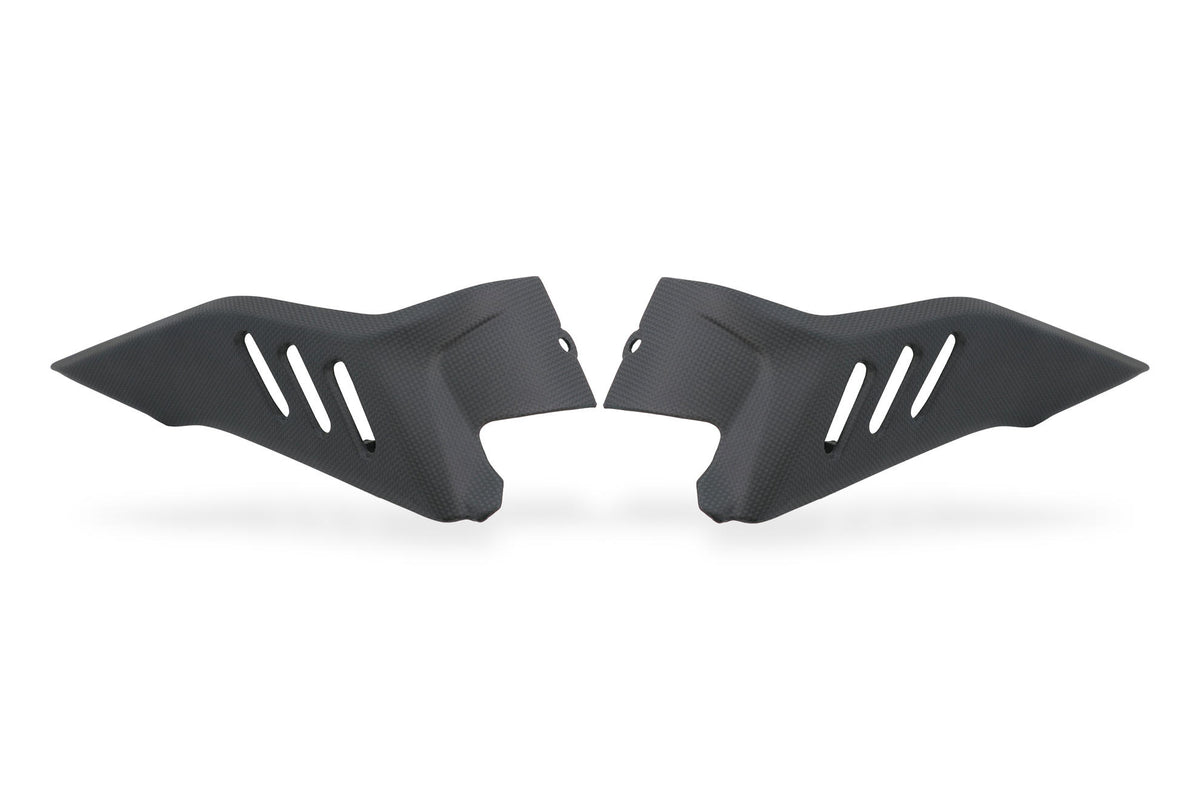 CNC Racing Carbon Fiber Fuel Tank Side Covers for the Ducati Diavel V4