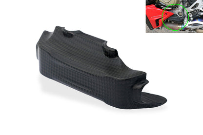 CNC Racing Carbon Fiber Quick-Shift Cable Cover for the Ducati Streetfighter V4 / S