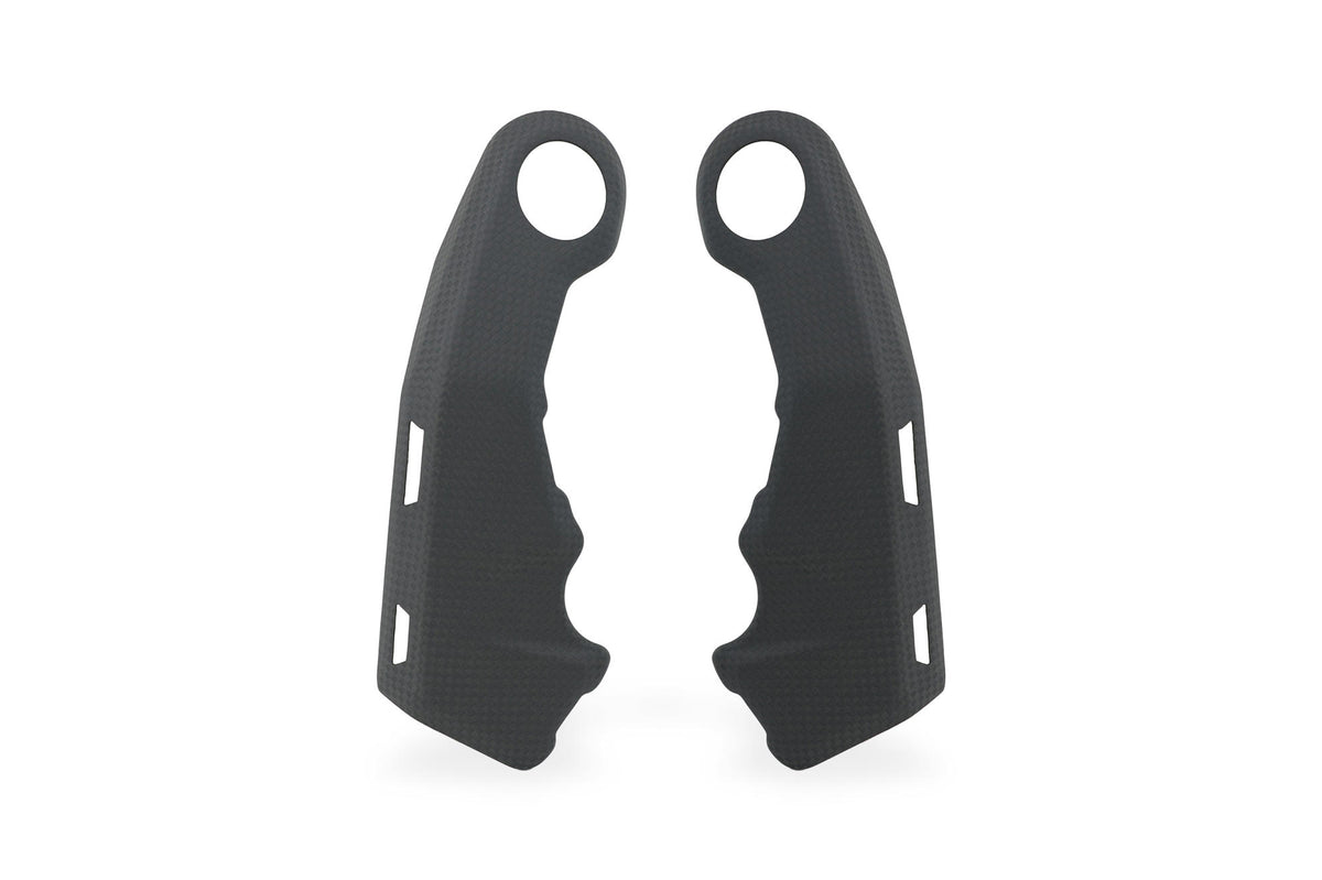 CNC Racing Carbon Fiber Upper Frame Plate Covers (pair) for Ducati Multistrada V4