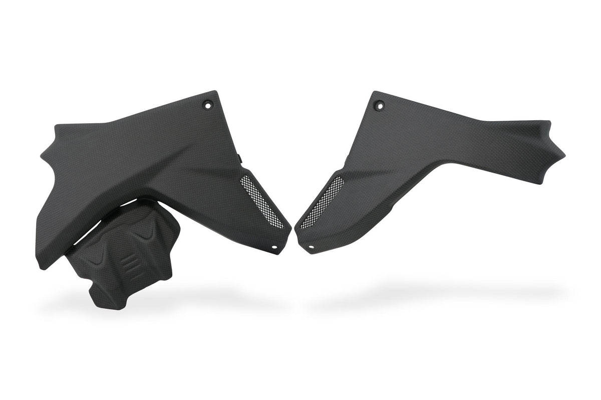 CNC Racing Carbon Fiber Engine Side Covers for Ducati Multistrada V4