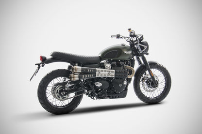 ZARD "CONICAL" Slip-on Exhaust for Triumph Street Scrambler / 900 (2017+)