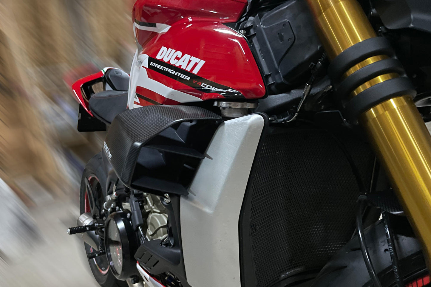 CNC Racing Carbon Fiber GP Winglets for Ducati Streetfighter V4 / S