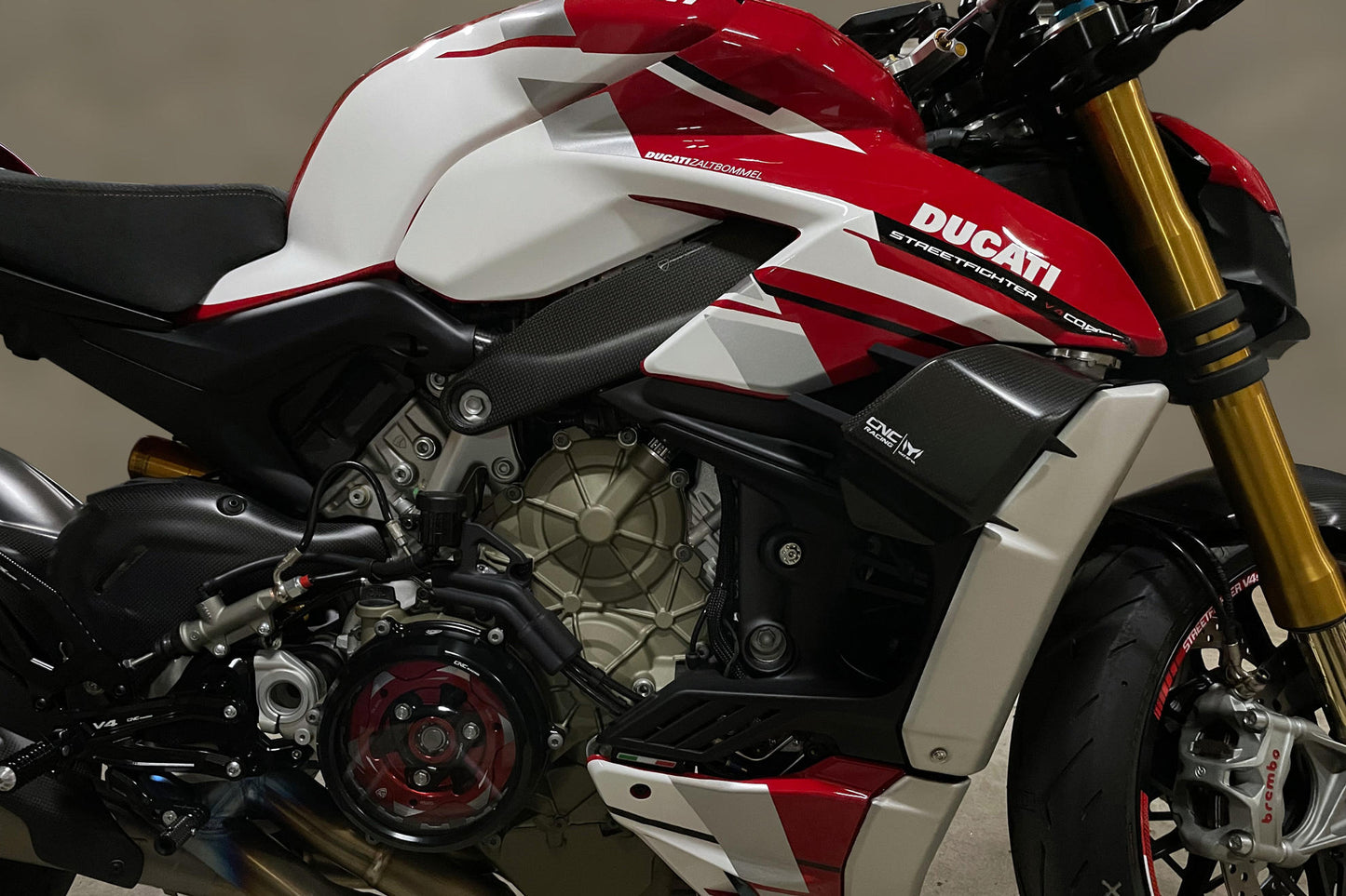 CNC Racing Carbon Fiber GP Winglets for Ducati Streetfighter V4 / S