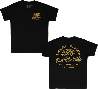 Gold Nugget Youth Tee Black Yx