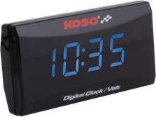 Super Slim Clock / Volt Meter Blue Display