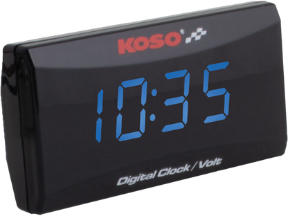 Super Slim Clock / Volt Meter Blue Display