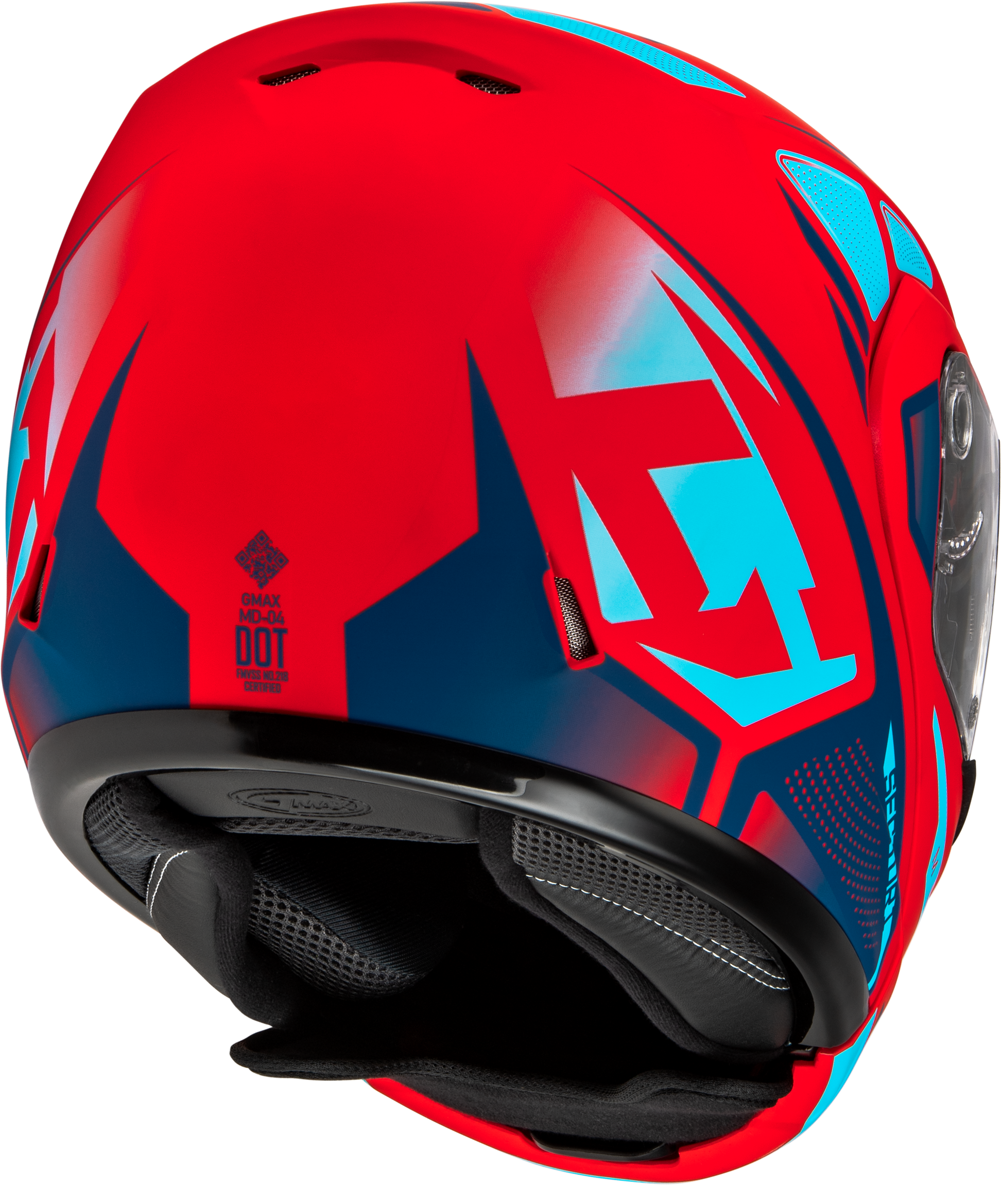 Md 04 Sector Helmet Matte Red/Blue Xl