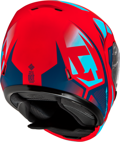 Md 04 Sector Helmet Matte Red/Blue  Xs