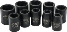 10 Pc 1/2" Sae Imp Skt Set Shallow